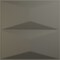 Ekena Millwork 11 7/8in. W x 11 7/8in. H Aberdeen EnduraWall Decorative 3D Wall Panel Covers 0.98 Sq. Ft. WP12X12ABISG - alternate 1